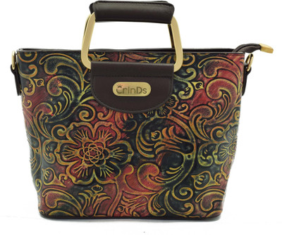 

Crinds Women Casual Multicolor Leatherette Hand-held Bag