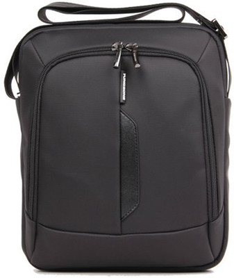 

Kingsons Men & Women Formal Black Nylon Messenger Bag