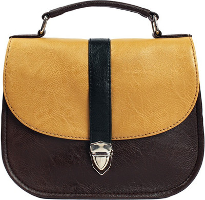 

Bagsy Malone Women Casual Brown PU Sling Bag