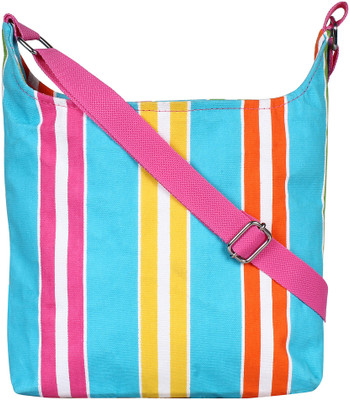 

UNIGEAR Girls Casual Multicolor Canvas Sling Bag