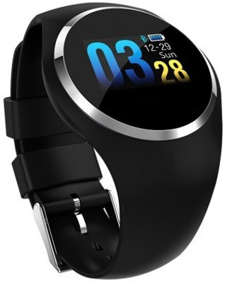 

UFIT UFIT Black Round Smart Watch Heart Rate Blood Pressure Blood Oxygen Monitoring Black Smartwatch (Black Strap Free Size) Brand New smart watch || smart watch || smart watch ||fitness tracker|| bluetooth smart watch||Wrist Watch|| 4G Smart Watch ||Best