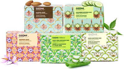

Ozone Bathing Celebration With Glycerine Soaps(125 g, Pack of 5)