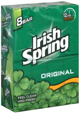 

Irish Spring Deodorant Soap Original - 8 Ct(200 g)