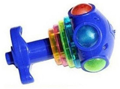 QUINERGYS ® Laser top toy with dancing led light & music(Blue) Flipkart