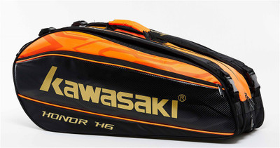 

Kawasaki Badminton Kit Bag KBB 8925 Black+Orange Kit Bag(Orange, Kit Bag)
