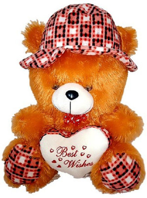 

VIVAAN Soft Little Cap Teddy Bear 40 CM - 40 cm(Brown)