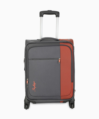 

Skybags Cube Expandable Cabin Luggage -  inch(Grey, Orange