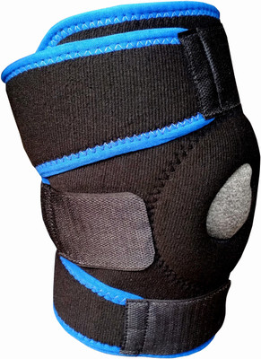 

GymWar Adjustable Patella Knee Support Pair Knee Support (, Black, Blue