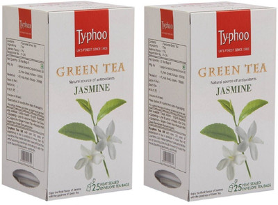 Typhoo PACK OF 2 OF 25 Jasmine Green Tea Bags Box(100 g)