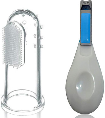 

Bueno Baby Teether W Baby Teether and Nail Clipper(White)