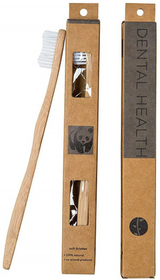 

OXGENTA ® Eco-Friendly Natural Bamboo Charcoal Toothbrush Ultra Soft Toothbrush(Pack of 15)