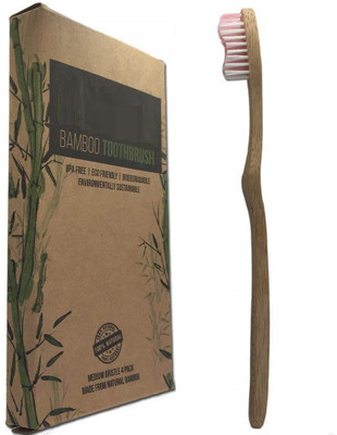 

OXGENTA ® Organic Vegan Charcoal Bamboo tooth brush, Biodegradable Soft Toothbrush(Pack of 54)