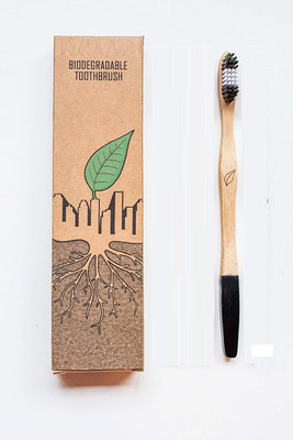 

OXGENTA ™ Eco-friendly 100% Natural Activated Charcoal Bamboo Toothbrush Soft Toothbrush(Pack of 34)