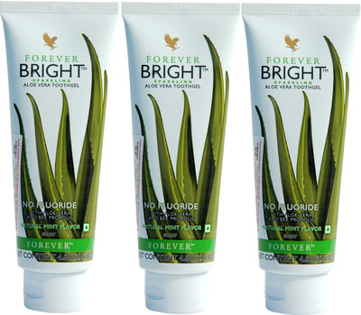 

Forever Bright Toothgel Pack of 3 toothpaste Toothpaste(390 g, Pack of 3)