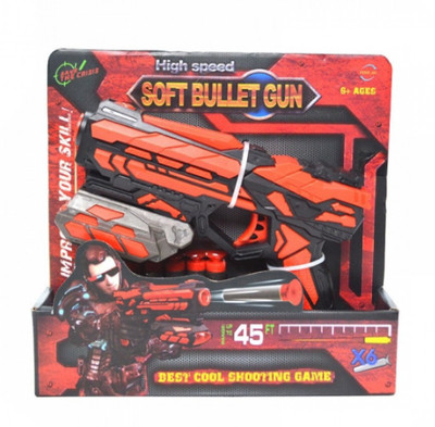 

Bestie Toys RAYTHEON PHANTOM High Speed Soft Bullet Blaster Gun(Multicolor)