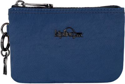 

Kipling Cosmetic Pouch(Blue), Satin blue c