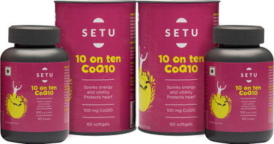 

setu Setu ten on 10 COQ10 pack of 2(120 No)