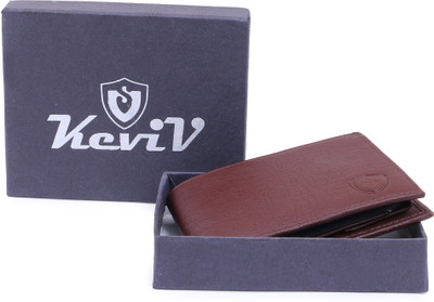 

Keviv Men Brown Artificial Leather Wallet(8 Card Slots)