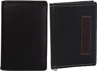 

Lady bar Men Black Genuine Leather Card Holder(18 Card Slots)