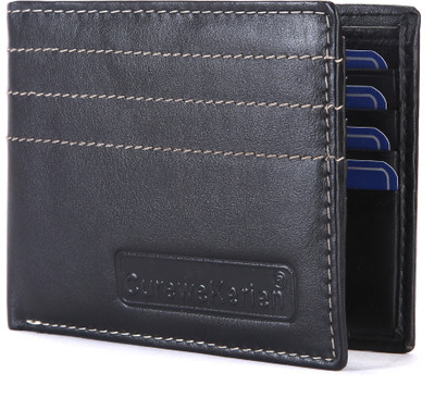 

Curewe Kerien Men Black Genuine Leather Wallet(12 Card Slots)