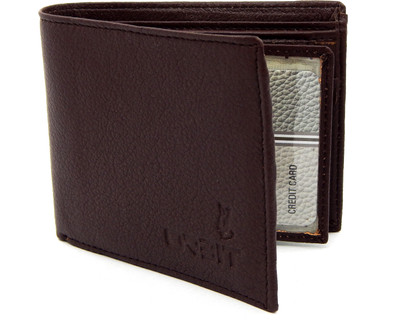 

Orbit Men Brown Genuine Leather, Fabric Wallet(5 Card Slots)