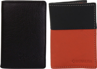 

Lady bar Men Multicolor Genuine Leather Card Holder(17 Card Slots), Multi