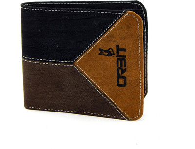 

Orbit Men Tan, Black, Brown Genuine Leather, Fabric Wallet(8 Card Slots), Black;brown;tan