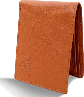 

Oaks Wood Men Tan Genuine Leather Wallet(6 Card Slots)