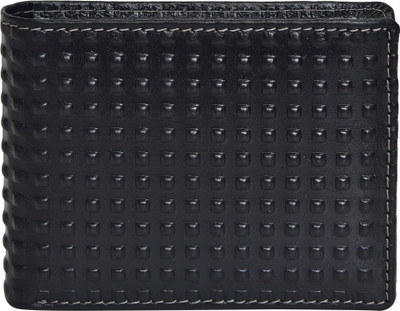 

CHRISTOPOLO Men Black Genuine Leather Wallet(3 Card Slots)