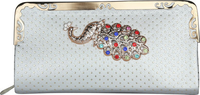 

OMAYA Women Grey Artificial Leather Wallet(3 Card Slots)