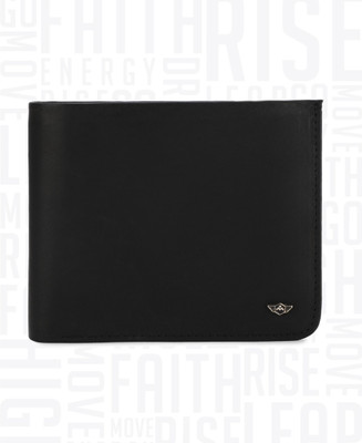 

Metronaut Men Black Genuine Leather Wallet(4 Card Slots)
