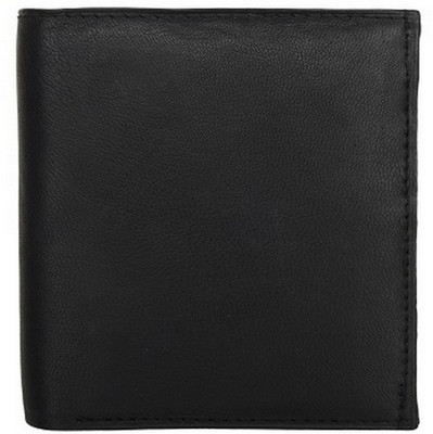 

AspenLeather Men Black Genuine Leather Wallet(9 Card Slots)
