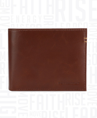 

Metronaut Men Tan Genuine Leather Wallet(4 Card Slots)