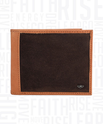 

Metronaut Men Tan, Brown Genuine Leather Wallet(4 Card Slots), Brown & tan