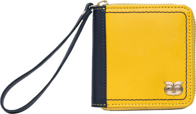 

Chumbak Women Yellow Canvas Wallet(6 Card Slots)