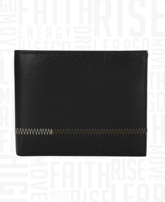 

Metronaut Men Black Genuine Leather Wallet(4 Card Slots)