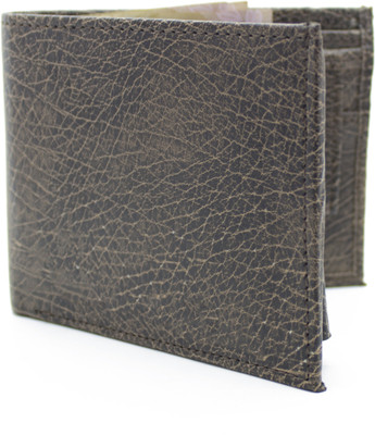 

flex boom Men Brown Genuine Leather Wallet(6 Card Slots)