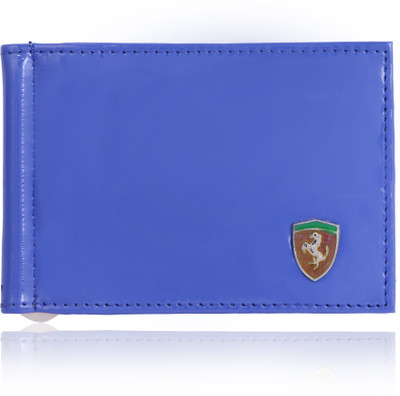 

Porsche Shine Men Blue Artificial Leather Money Clip(3 Card Slots)