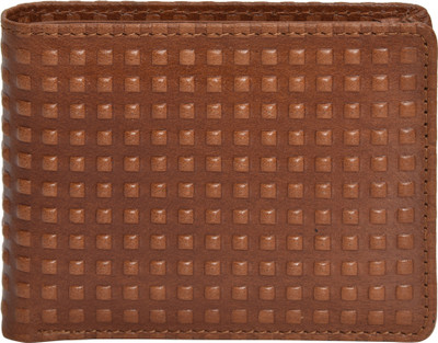 

CHRISTOPOLO Men Tan Genuine Leather Wallet(3 Card Slots)