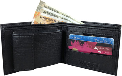 

Wenzest Boys Black Artificial Leather Wallet(10 Card Slots)