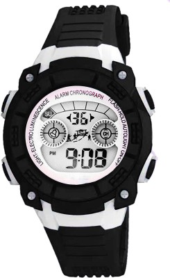 Time Up M@ingrui Waterproof ,Alarm Function, Stopwatch & Seven Light Display Digital Watch  - For Boys & Girls