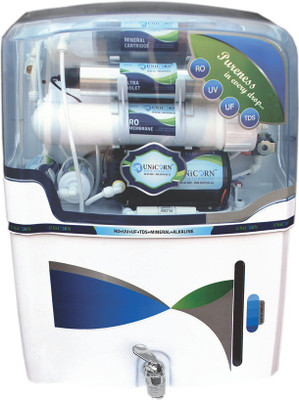 

Unicorn Nixie (R) 15 L RO + UV Water Purifier(White)