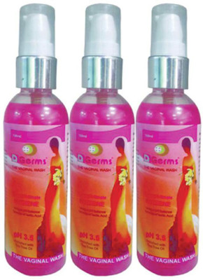 

DGERMS Ayurvedic V Wash for Intimate Cleaning 100ml Intimate Wash(300 ml, Pack of 3)