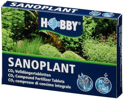 

Hobby Sanoplant Co2 Compound Fertilzer Tablets Aquatic Plant Fertilizer(20 Pieces)