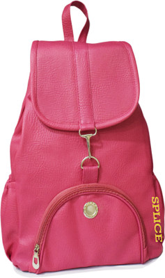 splice pu leather backpack