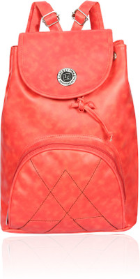 

Leather Land Back Pack 6 Backpack(Orange), Peach pink