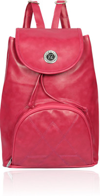 Leather Land Back Pack 6 Backpack(Pink), Rani pink