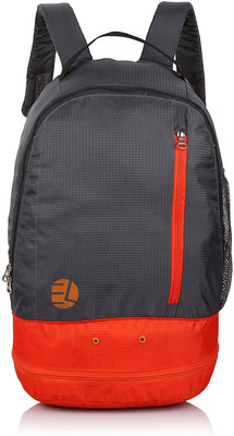 

EzeeLives leightweight Shoe Compartment Waterproof Backpack(Orange, Grey, 20 L)