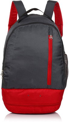 

EzeeLives leightweight Shoe Compartment Waterproof Backpack(Red, 20 L)