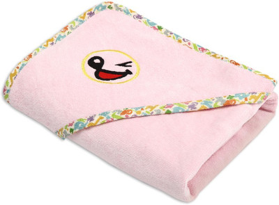 

Miss & Chief Pure Cotton Baby Towel(Pink), Light pink